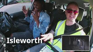 I took a Mock test in Isleworth  Driving test  Driving instructor [upl. by Ihpen]