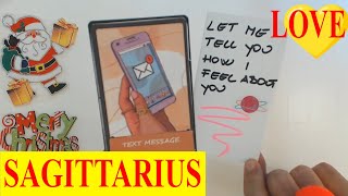 SAGITTARIUS DECEMBER 2023 UNEXPECTED TEXT MESSAGE FROM YOUR SOULMATE Sagittarius Tarot Reading [upl. by Handal648]