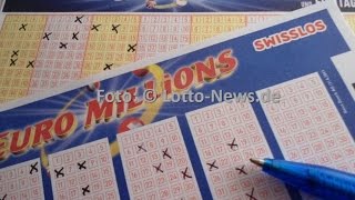 Euromillions Eurolotto Zahlen vom Dienstag 12012016 [upl. by Henrique907]