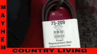 How to replace a Murray drive belt [upl. by Velma]