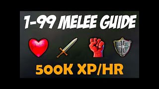 RS3  RuneScape 3  199 Attack Melee Guide  2024 [upl. by Aneram]