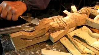 Wood carving  scultura su legnoavi [upl. by Irfan]