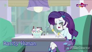 Rarity Sad Eating Ice Cream Pony amp Human  My Little Pony Short Clip [upl. by Yelrahc235]