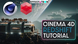 Beginner Tutorial Create a Space Landscape Scene with Free Assets Redshift C4D Kitbash Cargo Quixel [upl. by Hamburger]