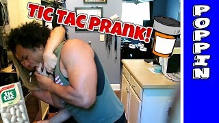 TIC TACS IN PILL BOTTLE PRANK ON GIRLFRIEND SHE FLIPPED OUT [upl. by Hoban107]