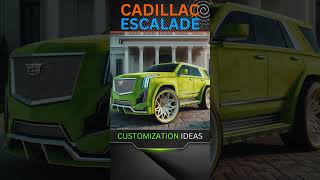 New Cadillac Escalades With Custom Body Kits and Big Rims Ai Vehicle Designs [upl. by Atsirhc]