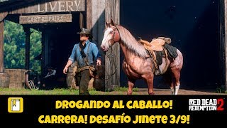 Drogando al caballo Desafío jinete 39 RDR2 [upl. by Anisirhc965]