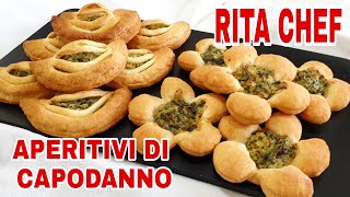 APERITIVI DI CAPODANNO⭐RITA CHEF  Perfetti per il CENONE [upl. by Caundra657]