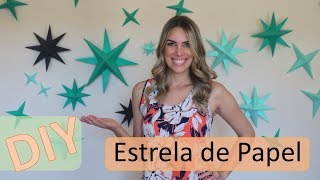 DIY Estrela de papel [upl. by Lakin]