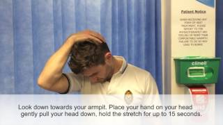 Physiotherapy Levator scapulae stretch [upl. by Tonjes]