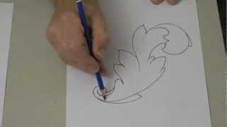 How to Draw Acanthus Leaves for Woodcarving [upl. by Ennybor]