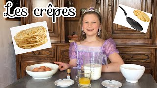 Recette Crêpes Facile Et Rapide  Mardi Gras  Cuisine Pour Les Enfants [upl. by Nnyledam795]