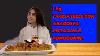 HO MANGIATO 1KG DI TAGLIATELLE ALL’UOVO CON ARAGOSTA POMODORINI E PISTACCHIO [upl. by Essined774]