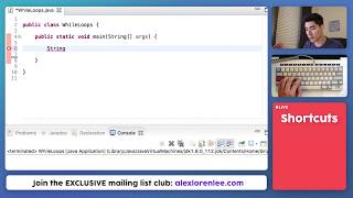 While Loop Java Tutorial 37 [upl. by Rosen]