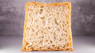 How to Make a Cold Fermented 100 Hydration Sandwich Bread Crumpet Bread Recipe [upl. by Claudius]