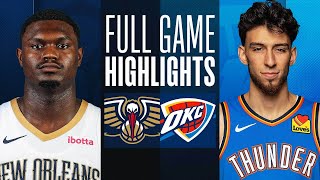 PELICANS at THUNDER  FULL GAME HIGHLIGHTS  November 1 2023 [upl. by Nerreg]