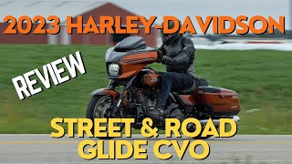 2023 HarleyDavidson Street amp Road Glide CVO REVIEW [upl. by Osnofla]