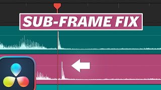 EASY Sync  Align Audio Between Frames DaVinci Resolve Subframe Tutorial [upl. by Tildie]