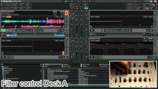 old DJ analog mixer converted into USB MIDI DJ mix [upl. by Hembree]