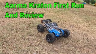 Aarma Kraton First Test Run And Review [upl. by Jeffrey258]