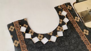 Beautiful and Stylish Neck Design for Eid  Cutting and Stitching [upl. by Scarrow]