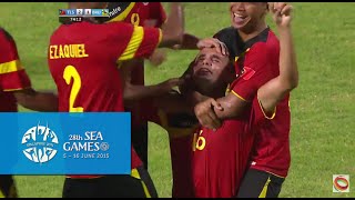 Football Timor Leste vs Brunei Full Time Match Highlights 3 Jun  28th SEA Games Singapore 2015 [upl. by Gavini661]