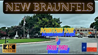 4K New Braunfels TX  Downtown Tour amp Drive Thru [upl. by Cuthbert129]