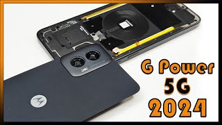 Motorola Moto G Power 5G 2024 Teardown Disassembly Phone Repair Video Review [upl. by Nim246]