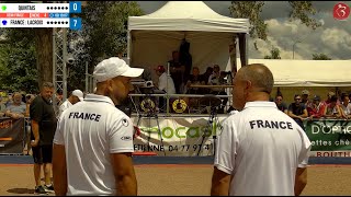 👍 Top partie QUINTAIS vs LACROIX Eq FRANCE  Demifinale dAndrézieuxBouthéon pétanque 2022 [upl. by Ardekan]