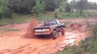 Chevy mudding rooster tail [upl. by Magavern]