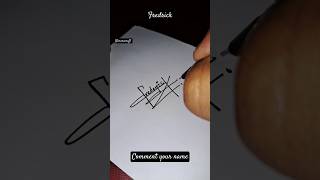 fredrick signature insta letterart [upl. by Edia]