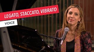 3 Voice Techniques Legato Staccato Vibrato  Singing  Vocals  Voice  Lesson [upl. by Blunk]