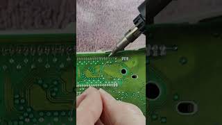 Reflowing solder joints on PCB [upl. by Constancia473]