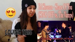 conor maynard  Ed Sheeran  Shape Of You SING OFF vs The Vamps  REACTION [upl. by Melentha]