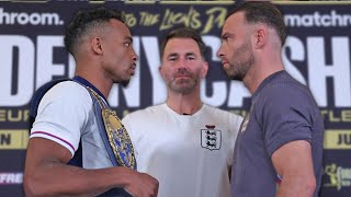 TENSE Tyler Denny vs Felix Cash FACE OFF  Matchroom Boxing amp DAZN [upl. by Eliason]