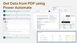 Get Data from PDF using Power Automate [upl. by Almap482]