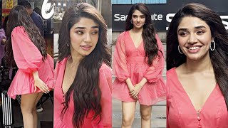 Krithi Shetty Latest Gorgeous Looks In Mumbai  Krithi Shetty Latest Video  Daily Culture [upl. by Aihcela]