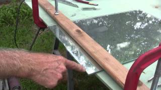 Transforming A Mirror Say Goodbye To Sharp Edges And Ugly Glass Cuts With This Sanding Technique [upl. by Yirinec]