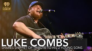 Luke Combs Shares Snippet Of Heartfelt Tribute To His 2 Young Sons  Fast Facts [upl. by Dalis315]