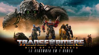 Transformers El Despertar de las Bestias  La Historia en 1 Video [upl. by Eciened]