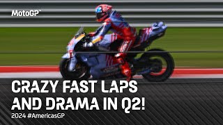 The incredible last 5 minutes of MotoGP Q2 🤯  2024 AmericasGP [upl. by Hymen804]