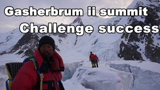 Climb the Gasherbrum ii summit  Mountaineering documentary [upl. by Ellesig768]