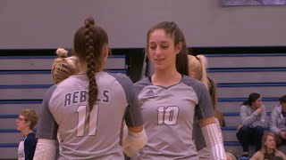 Champlin Park vs Rogers Section 5AAA Girls High School Volleyball [upl. by Francis]