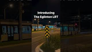 The Eglinton LRT canadiancity realestate canadatravels canadiantourism travel [upl. by Fadil]