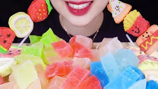 ASMR KOHAKUTO amp MARSHMALLOW JELLY MUKBANG EATING SOUND NO TALKING 코하쿠토 amp 마쉬멜로우 젤리 먹방 [upl. by Faustina]