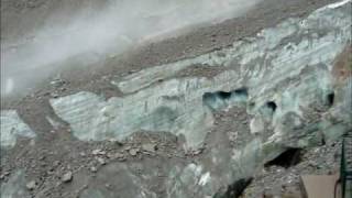 13 July 11 Mer de Glace Debris Flow [upl. by Tillfourd466]