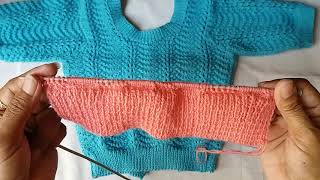 Blouse knitting design  part  1 [upl. by Allare297]