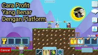 Modal 1Wls Profit Platform Growtopia Indonesia Profit 1 [upl. by Bocock]