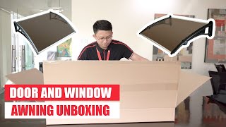 DIY Door and Window Awning Unboxing  POLYLITE PH [upl. by Ludie]