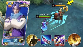 CHOU BEST BROKEN BUILD AND EMBLEM FOR ONE SHOT 2024  Mobile Legends Topchou [upl. by Nyret519]